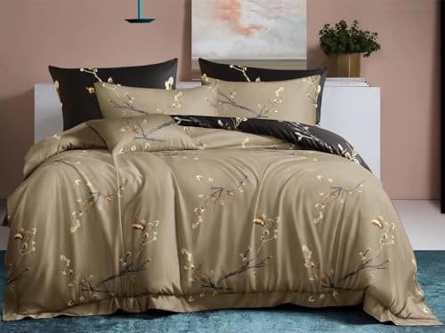 Lazzaro King Size Duvet Cover Sets Premium Brushed Microfiber Kingsize Duvet Cover Sets Ultrasoft Hypoallergenic King Size Bedding Sets Reversible Quilt Cover Set With Zipper Closure