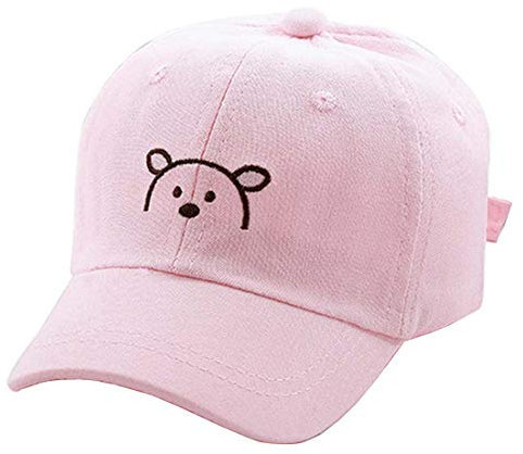 Yixda Baby Kids Kappe Junge Mädchen Verstellbar Sonnenhut Baseball Cap (Rosa)