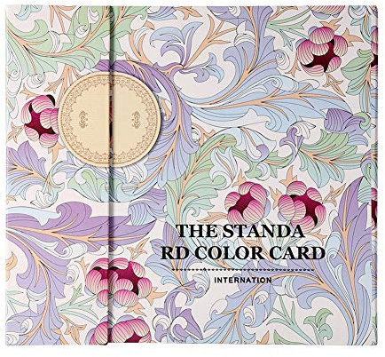 120 Colors Nail Color Chart Display, 2 Types Nail Color Display Chart Book Nail Polish Gel Color Display Card Nail Art Showing Board(Carte de couleur de motif)