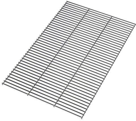 The Fellie BBQ Stainless Steel Grill Grate Replacement BBQ Heavy Duty 5mm Stainless Steel Cutable, Reusable Cooking Grates, 70x47cm