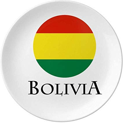 Bolivia Sudamérica España plato decorativo de porcelana Salver vajilla vajilla