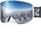 ZIONOR X11 Skibrille Magnetische Zylindrische Snowboard Schneebrille für Herren Damen