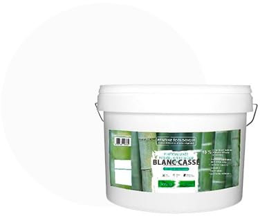 Natürliche umweltfreundliche Wandfarbe innen außen matte Optik Natura - 10L / 130m², Off White