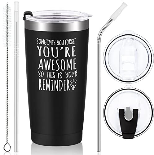 Livole Thank You Gifts - Inspirational, Birthday & Appreciation Congratulations Graduation Gifts for Men, Women, Friends, Colleagues & Christmas - 20 Oz Stainless Steel Wine Tumbler