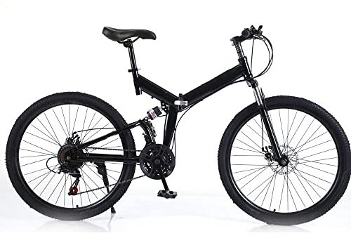 FUROMG 26'' Mountainbikes Klappfahrrad Rennrad MTB Faltrad 21 Gang Fahrräder Fahrrad MTB Für Erwachsen Mountain Bike 150 kg Klappräder