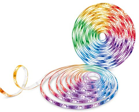TP-Link Tapo L930-10 (5M * 2) Smart LED Strip funktioniert mit Alexa und Google Assistant, beschichtes Lichtband Sync mit Musik, App-Steuerung, Farbwechsel, Segmentcontrol, 16 Mio. Farben