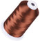 Simthread Stickgarn, 5000 m, 40 W, 100 % Polyester, über 170 lebendige Farben, CPSC-zertifiziert, Hochgeschwindigkeitsbewertung, kompatibel mit Brother, Singer, Janome und mehr, Bernsteinrot 333