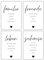 Freyheit | Premium Poster Set | stilvolles Bilder-Set für Wohnzimmer oder Schlafzimmer in schwarz-weiß | DIN A4 oder A3 (21 * 30cm oder 30x42cm) | OHNE Bilderrahmen (Familie, A3 (29,7cm*42cm))