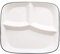 OnePine Assiette Regime Ceramique, Assiette Nutrition Dietetique, Assiette Controle de Portion pour Salade, Dessert, Nouille, Bifteck, Petit déjeuner