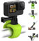 TELESIN Support de sangle flexible 360° pour appareil photo, ruban enroulant pour vélo, moto, tube de guidon, bâton de ski, accessoires pour GoPro Max Hero 12 11 10 9 Insta360 X3 DJI
