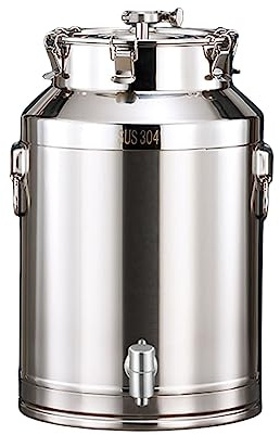 WYJRO Edelstahl Gärbehälter Fermenter, Bierbraugerät Behälter für die Fermentation, Ablasshahn, Gärbehälter für angepasst an die Vergärung von Maische, Wein und Bier,40 * 74CM/88L