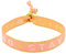 Selfmade Jewelry - Statement Festival Armband Stoff Armband Damen Stoffarmbänder in Pink für Festival Outfit Damen (HAPPINESS (Pink-Orange-Grün)) (Stay Strong (Rosa-Weiß-Gold))