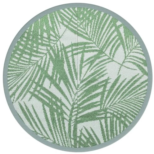 vidaXL Outdoor-Teppich ARAKIL Grün Ø120 cm PP