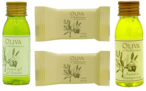 Oliva Shampoo 30ml 100Stk + Gel 30ml 100Stk + Seife 15g 100Stk