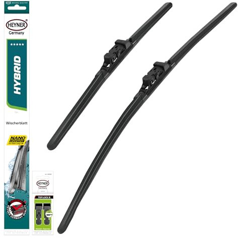 HEYNER® Scheibenwischer Set passend für DACIA SANDERO STEPWAY (01.2021-08.2025) HYBRID Flachbalkenwischer