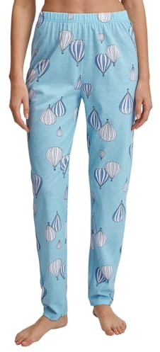 CALIDA Favourites Hose Damen, mit Seitentaschen, aus 100% Supima Baumwolle | Hose mit Bündchen, seidig weich, temperaturausgleichend und geschmeidig