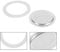 HomeVortex Silicone Rubber Replacement Gasket Seal 6 Sizes Availables for Coffee Espresso, Moka Stove Pot Top Various Sizes (6 cup+sieve)