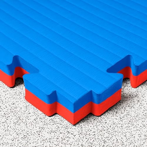 FORZA 1m² Tatami Foam Mats [20mm/40mm] | High-Density EVA Interlocking Reversible Flooring for Martial Arts, Gymnastics, and Home Gym Use​ (Pack of 1, 40mm)