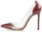 EDEFS Damen Braun Stiletto Pumps für Hochzeit Brautjungfer Schuhe Winerot Größe EU39