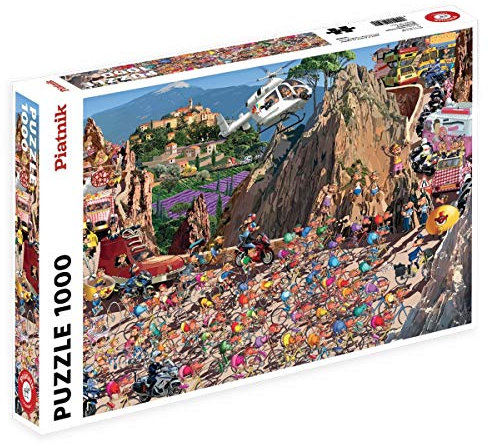 Piatnik 5482 - Puzzle Ruyer - Radrennen 1000 Teile
