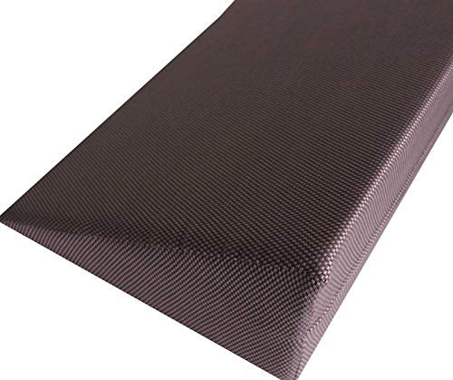 Stützendes Lesekissen Keilkissen für Bett oder Couch Schaumstoffkeil Lagerungshilfe Lagerungskissen Rückenstütze (braun)