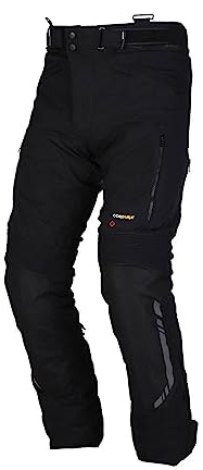 Modeka Taran Motorrad Textilhose (Black,Long XS)