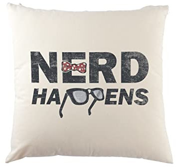 Urban Backwoods Nerd Happens Kissen Dekokissen