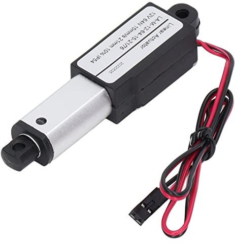 Actionneur électrique Micro Linéaire en Aluminium ABS Miniature DC Alimentation Mini Actionneur de Mouvement pour Machines Agricoles 12V (21mm)