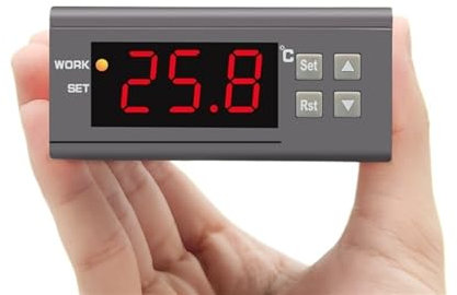 Termostato elettronico for riscaldamento del forno con regolatore di temperatura digitale ad alta temperatura da 300 gradi ZY-9010E (Size : 24V_9010E)