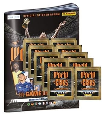 Panini World Class Sticker 2024-1x Sammelalbum + 10x Sammeltüten