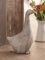 Dekofigur Gans Lotta aus Polyresin, 35 cm hoch, Gartenfigur, Tierfigur, Gartendeko