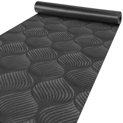 ANRO Läufer Flur Teppich Läufer Küchenläufer Küchenteppich Teppich Velours rutschfest waschbar für Flur, Schlafzimmer, Wohnzimmer, Küche Baker Grau 100 x 220cm