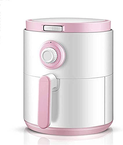 Freidora de aire para uso doméstico Freidora de aire caliente eléctrica de 4,2 litros Freidoras de aire con capacidad extra grande y accesorios adicionales (freidoras) (rosa) (rosa) necesita caritable