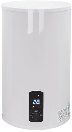 PUDLOR 70 Liter Elektro Warmwasserspeicher, Elektrospeicher Horizontal LED-Bildschirm Vertikal Durchlauferhitzer Elektroboiler Hängespeicher, für Küchen, Toiletten, Friseursalons, Bäder, Wohnwagen