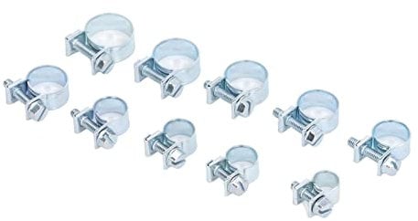 T Bolt Hose Clamp, 60 PCS T Bolt Hose Clamp T Bolt Clamp Hose Clamp Kit Adjustable Galvanised Iron Pipe Tube Hose Clamp Tool for Water Pipe
