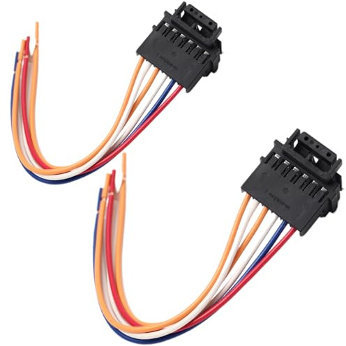YananAC 2 Stücke Kabelbaum-Reparatursatz Taillight Wiring Harness Wire Connector Fit for Kangoo I Scenic I Clio II Espace III Logan Taillight Lamp Holder Connector Socket VWA4341969