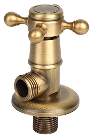 Holigie Drehwinkelventil, Wasserhahnventile, Absperrventil im europäischen Retro-Stil für mehrere Balkone, Badezimmer, Küche, Garten, Innenhof