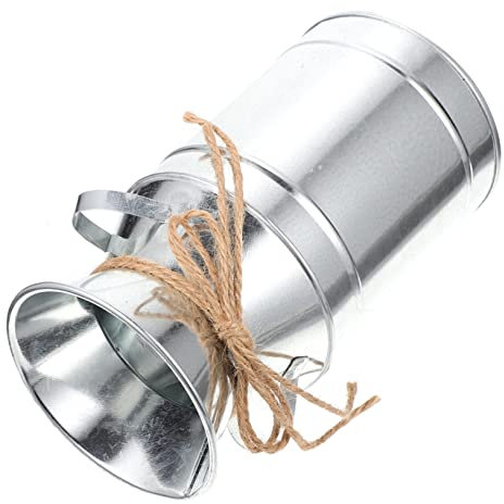 Cabilock 1pieza Jarrón De Metal Vintage Forma De Lechera Decoración Rústica para Flores como Centro De Mesa para Eventos y Hogar