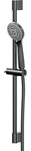 Wholesale Domestic Colore Round Gunmetal Grey Shower Slide Rail Kit