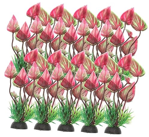 Toddmomy 10 Pièces Aménagement paysager d'aquarium Arbre d'aquarium lumière d'aquarium algue Aquarium Design Conception d'aquarium Plantes de Poisson Betta Artisanat d'herbe sous-Marine