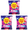 Chupa Lutscher Multi, Maxi Bubble Gum, ideal für Geburtstag & Weihnachten, 126g (Packung mit 3)