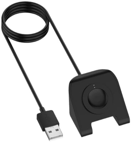 Mikinona Ersatz Ladestation für Fossil Gen Gen Smartwatch TPE Ladegerät Leicht Kompakt für Reisen Zuhause USB Kompatibel Stabiler Halt Kabel