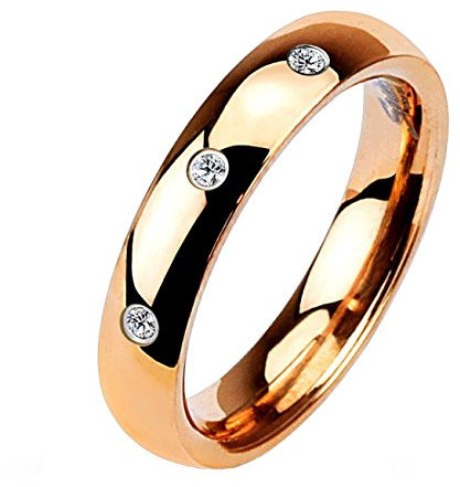 beyoutifulthings KLASSISCHER Band-Ring Finger-Ring Freundschafts-Ring Chirurgenstahl 316L Verlobungs-Ring Partner-Ring Trau-Ring 47(15)-69(22)