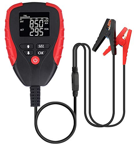 ULTRATOOL 12V Car Battery Tester Digital Analyzer with CCA Mode Automotive/Car/Boat/Motorcycle Battery Load Tester and Analyzer of Battery Life