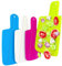 Kitchen Helpis® 4x Set Faltbares Schneidebrett klein, Kunststoffbrett 32 x 17,7 x 1cm, Schneidebrett faltbar,BPA/BP-frei Schneidebrett flexibel & rutschfest, spülmaschinenfest (grün, weiß, blau, pink)