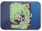 BLAK TEE Cute Sleeping Dragon Mouse Pad 18 x 22 cm in 3 Colours Blue