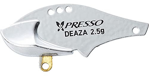 DAIWA Presso Deaza, Cucchiaino Spéciale, Esca da Pesca, 3,1cm, 2,5g, Silver, 15445-108
