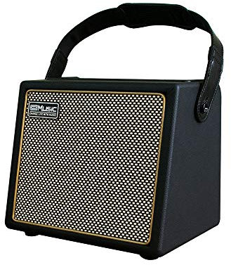 Acoustic Guitar Amplifier, 30 Watt Bluetooth Speaker Rechargeable Portable Acoustic Guitar Amp with Reverb Chorus Effect,3 Inputs, Black