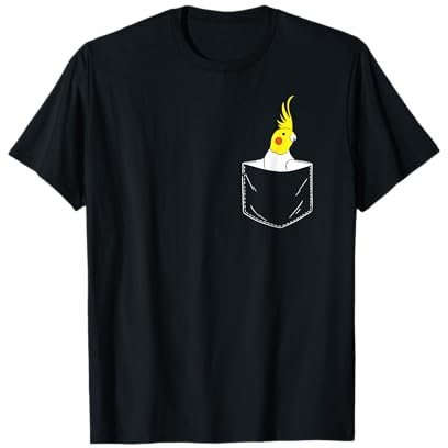 Nymphensittich In Brusttasche Papagei Vogel Nymphensittiche T-Shirt