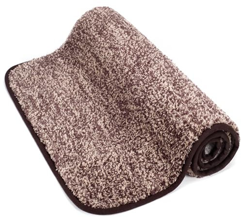 Lifewit - Indoor Floor Rug (48 x 30) Low Profile Water Floor Design, Super Absorbent, Non Slip Rubber Entrance Rug, Machine Washable for Rugs
